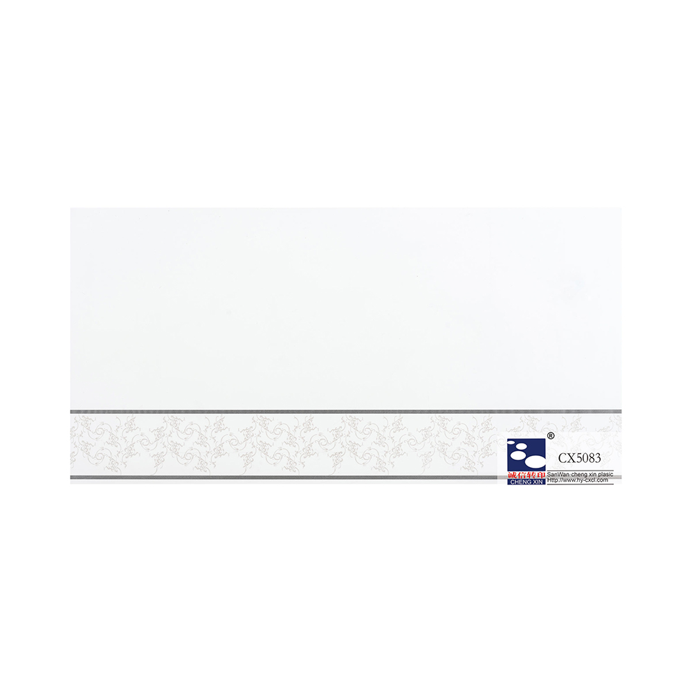 Hiasan Panel Pvc Popular Marble Hot Stamping Foil untuk Wide Board untuk Hotel CX5083