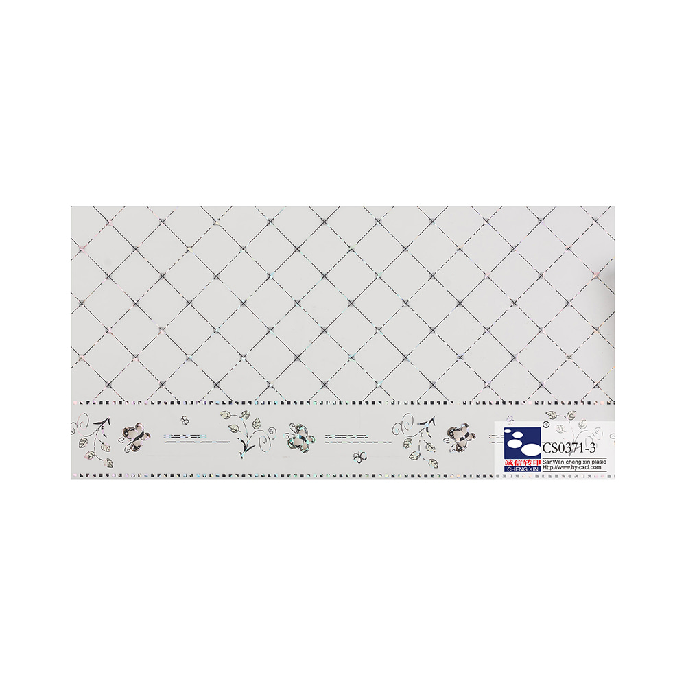 Kerajang Setem Panas Reka Bentuk Kayu dengan Filem Laminasi PVC Harga Rendah untuk Panel CS0371-3