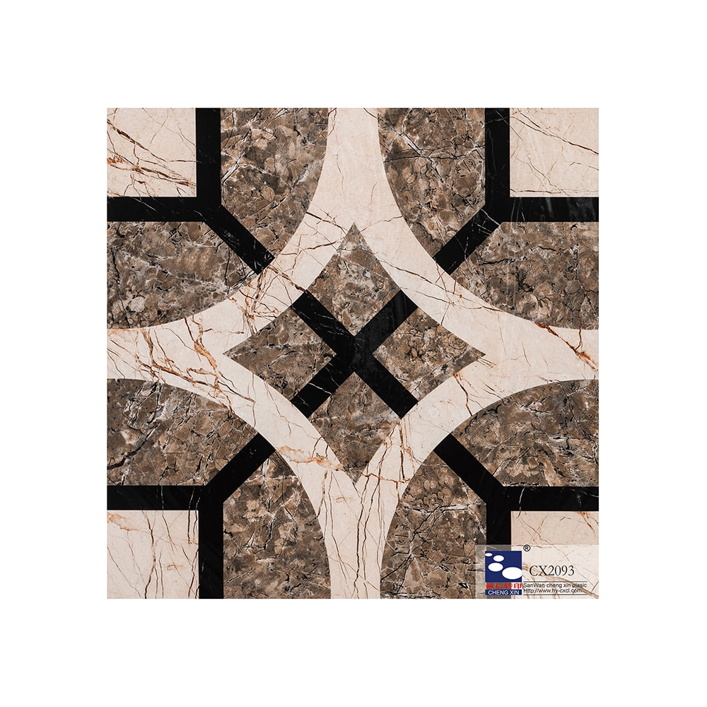 Hot Sell Decorative Popular Design PVC Hot Stamping Foil Untuk Panel Dinding CX2093