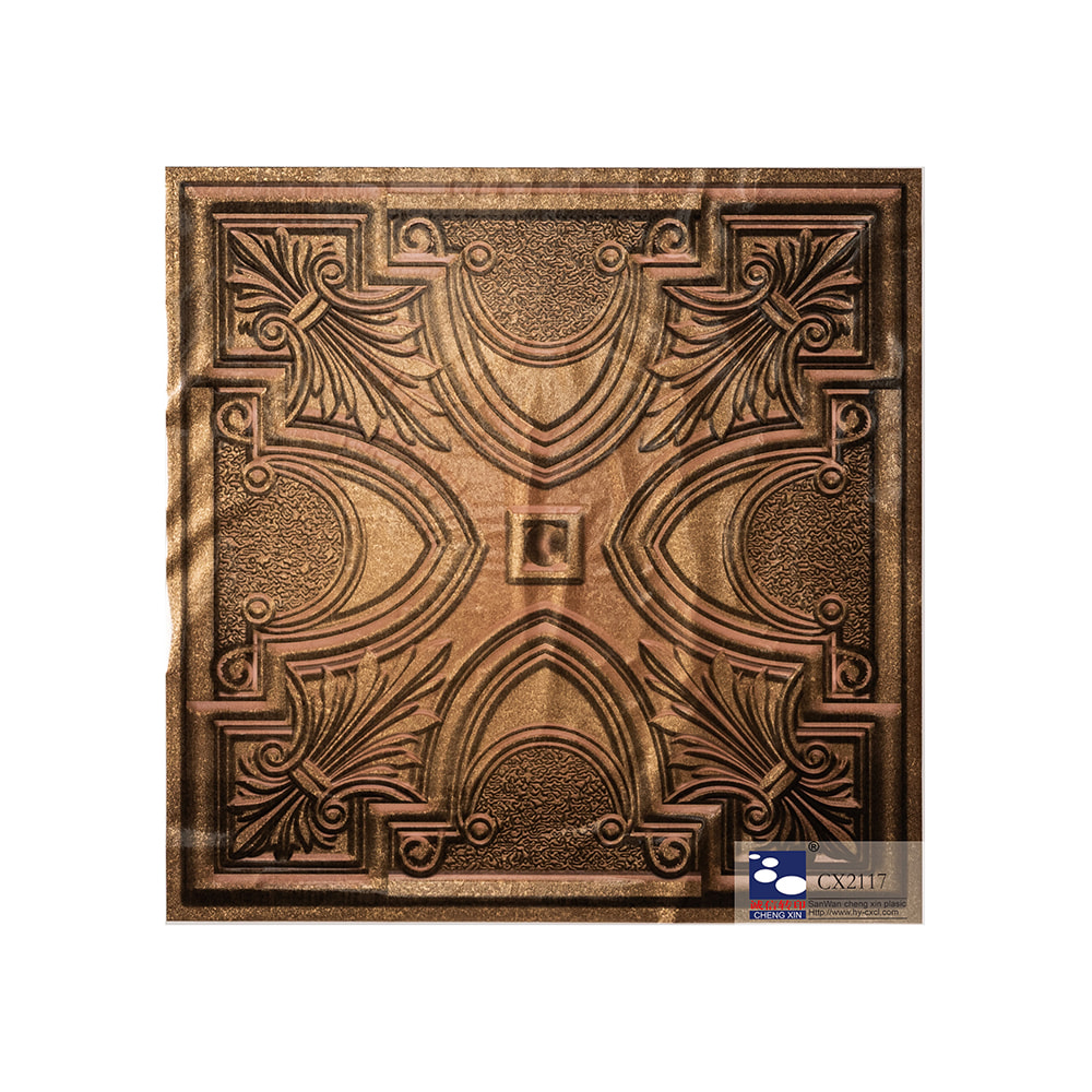 Kilang Menyediakan Reka bentuk bijirin kayu Mewah Kerajang Hot Stamping Untuk Panel PVC CX2117