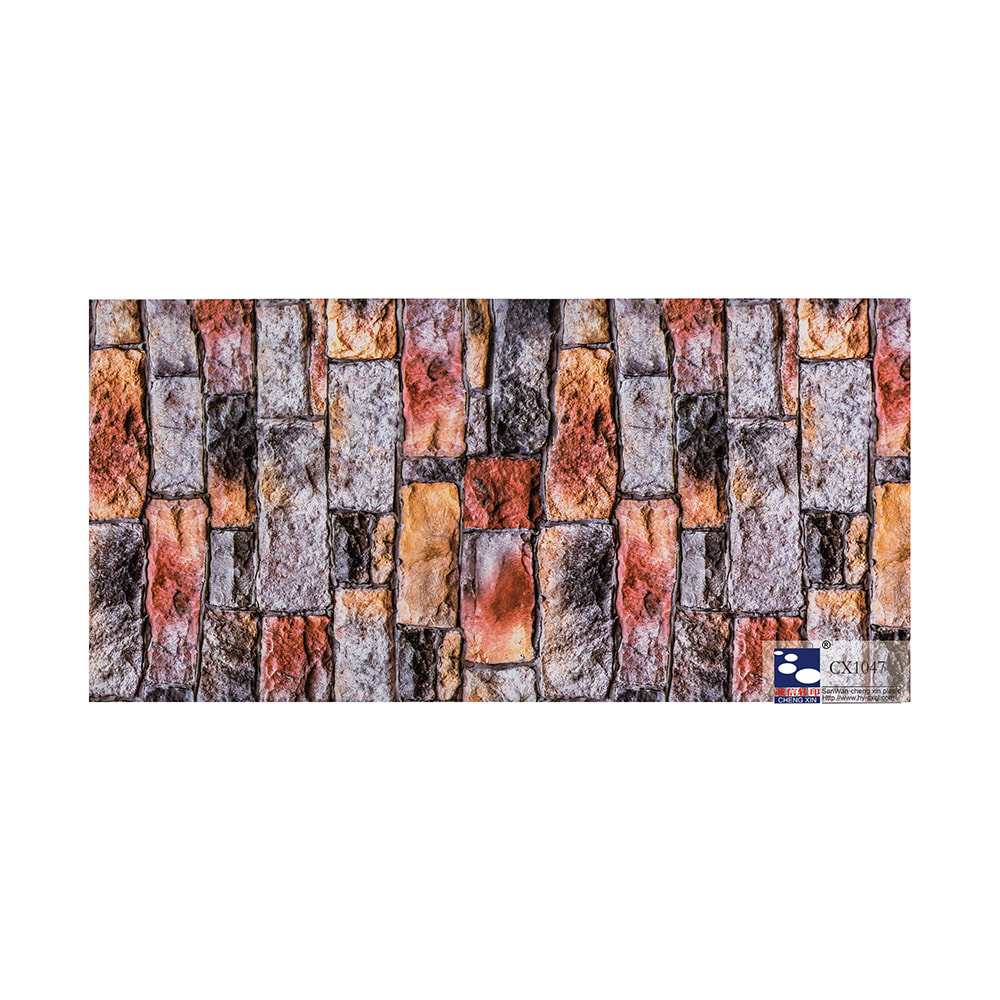 Bahan PVC Murah Marble Hot Stamping Foil untuk Untuk Hiasan Panel Pvc CX1047