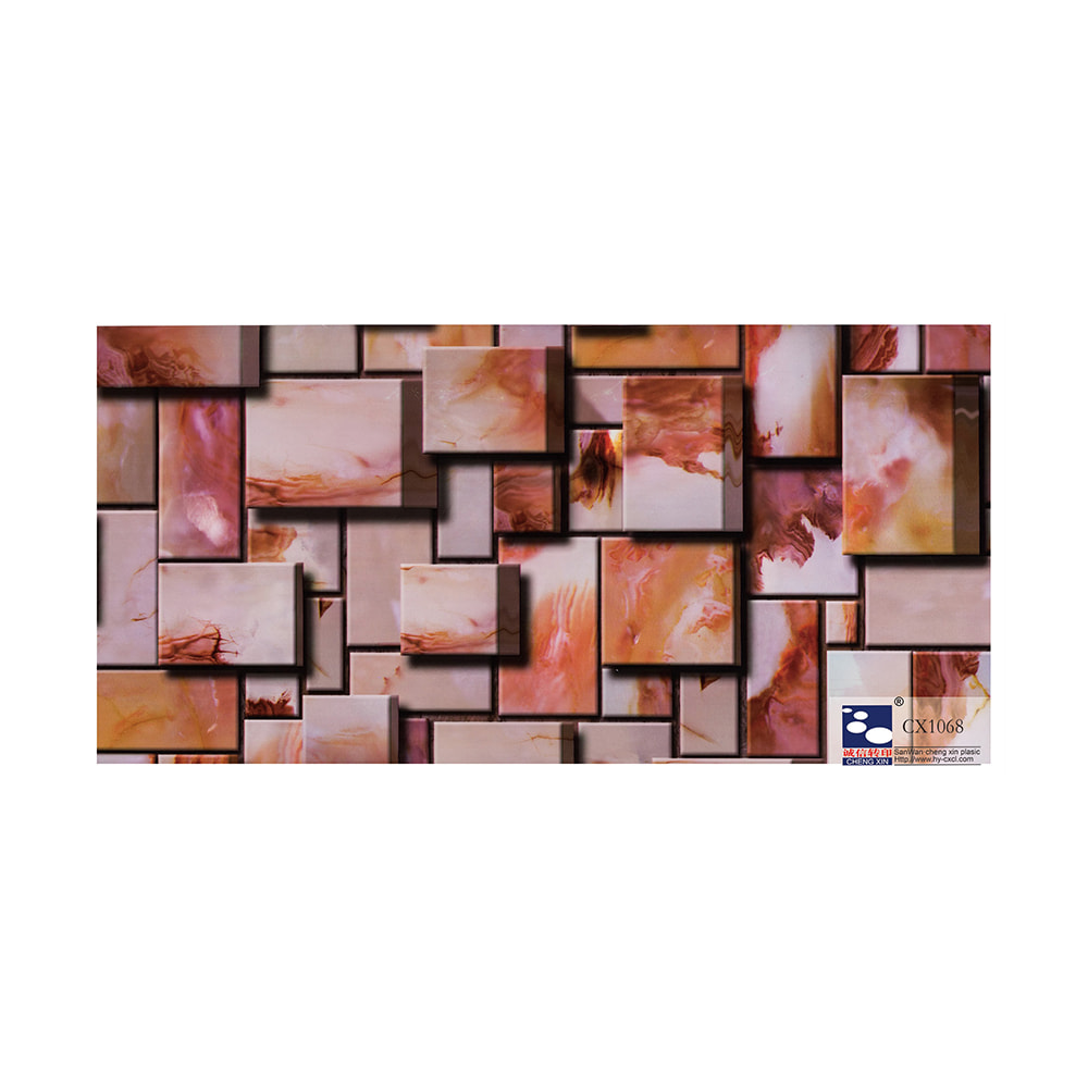 Hiasan Panel Popular Marble Hot Stamping Foil untuk Pvc Wide Board CX1068