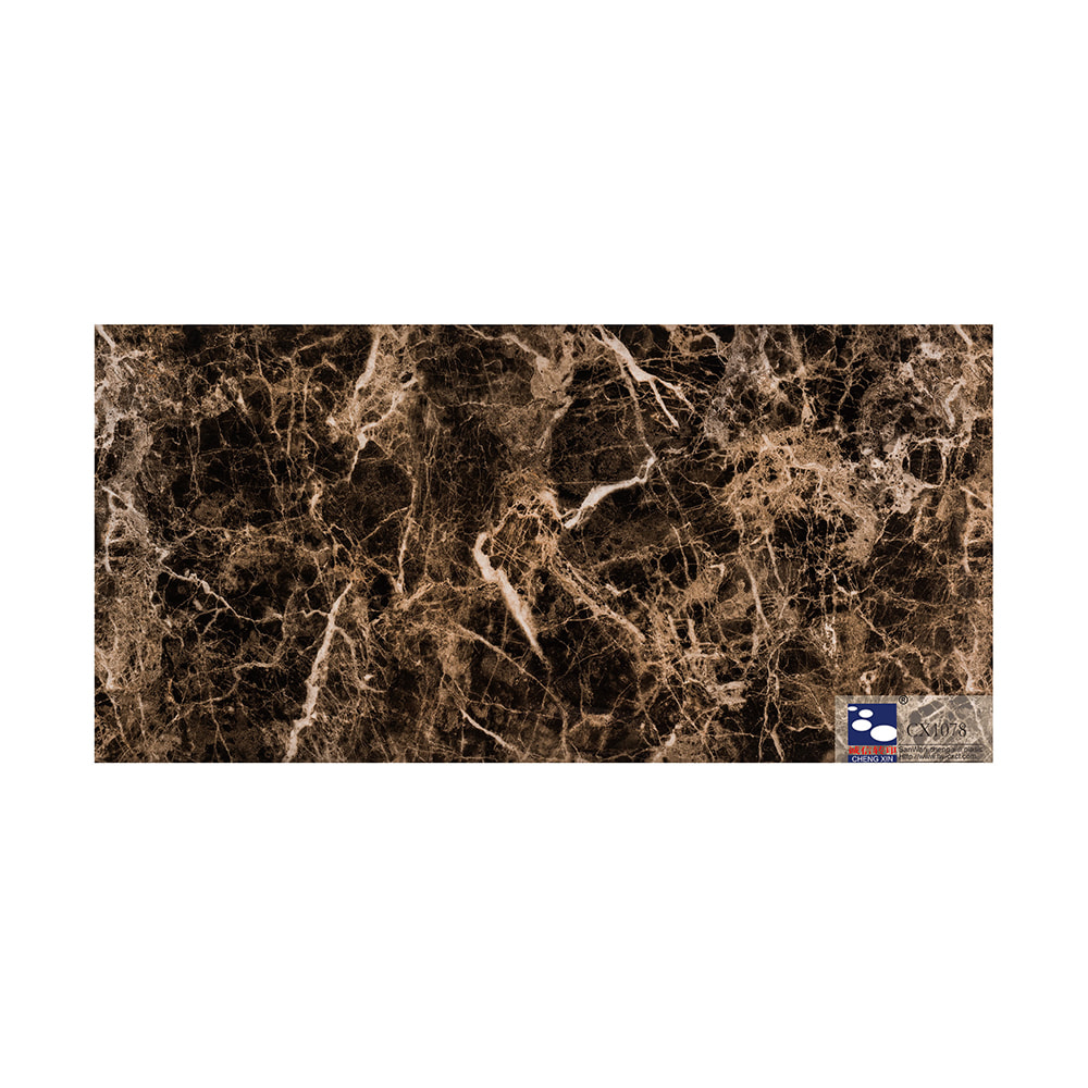 Hot Sale Decorative Murah Marble Hot Stamping Foil digunakan Untuk Panel Pvc CX1078